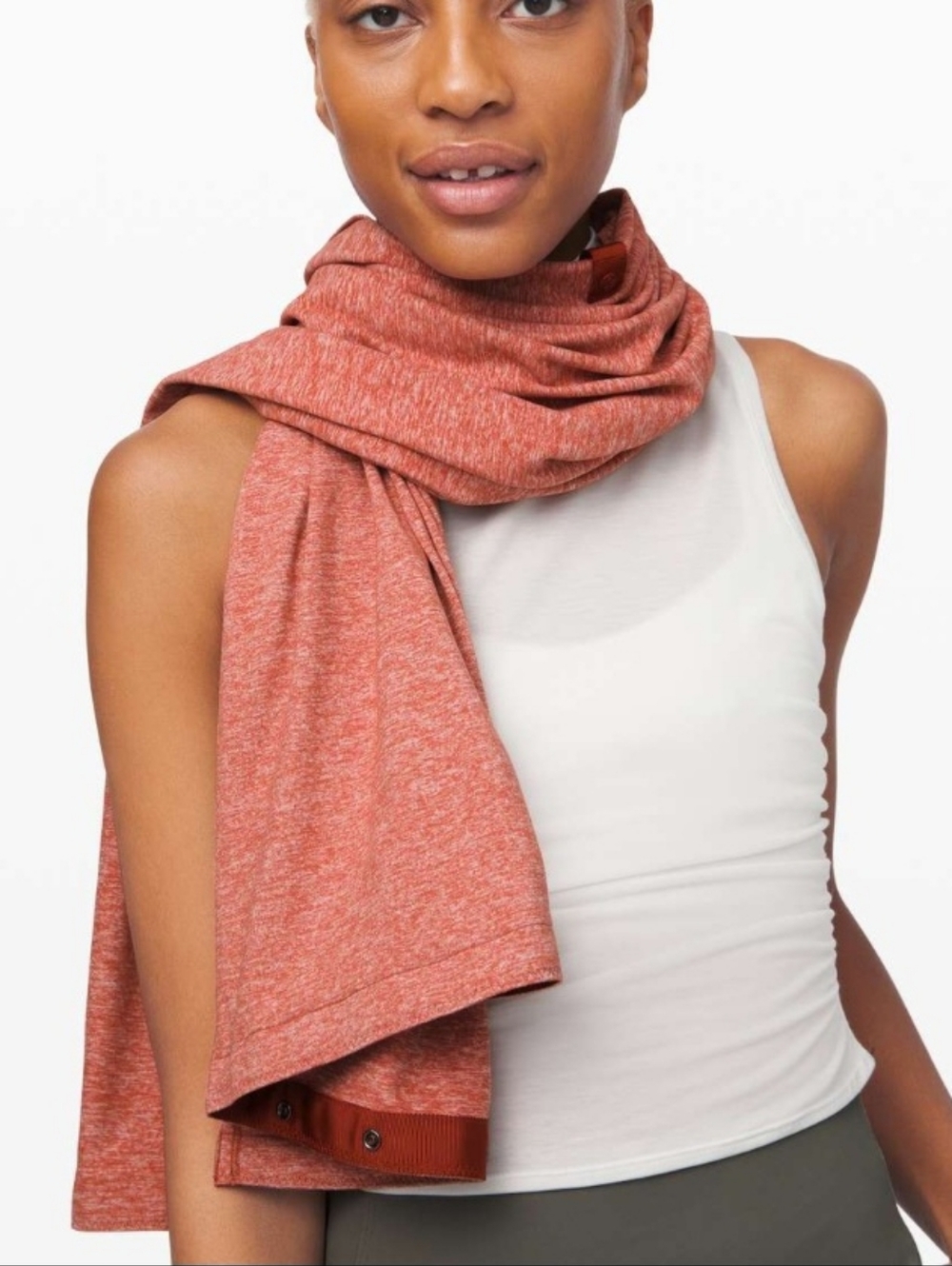 Lululemon Vinyasa Scarf *Rulu In Heathered Magma